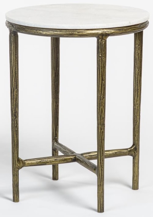 Marble Top End Table