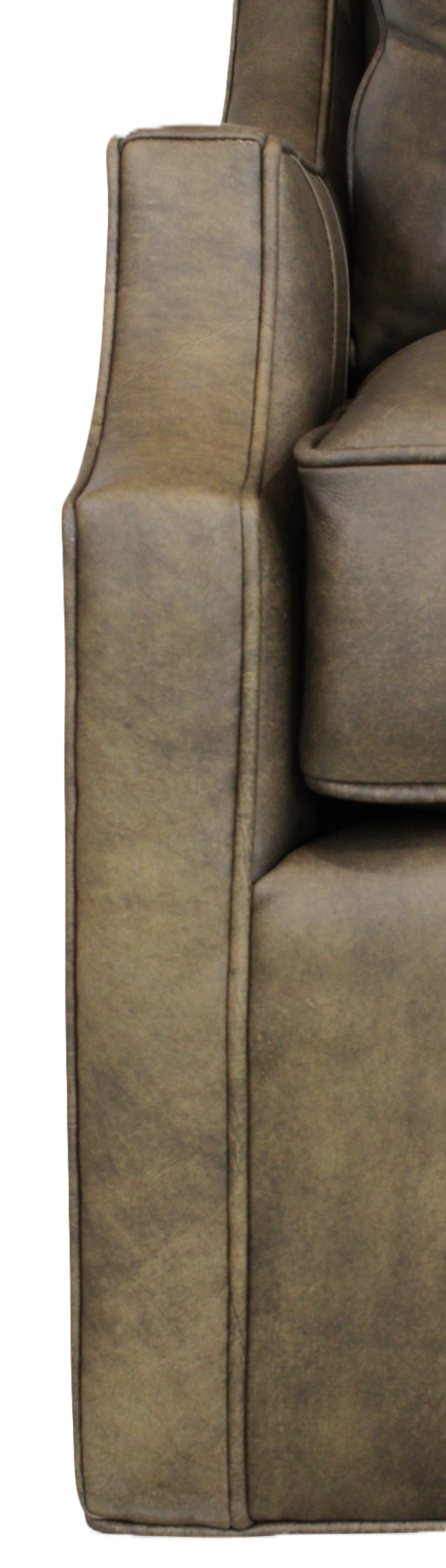 Leather Swivel Glider