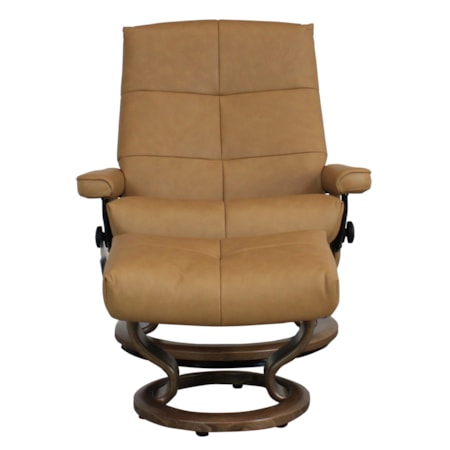CHAIR WITH STOOL