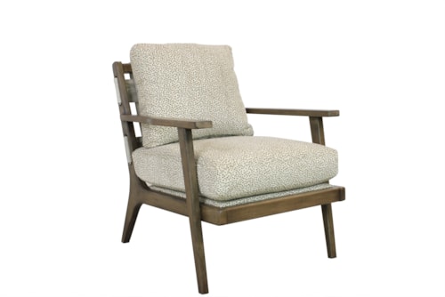 Contemporary Customizable Exposed Wood Chair