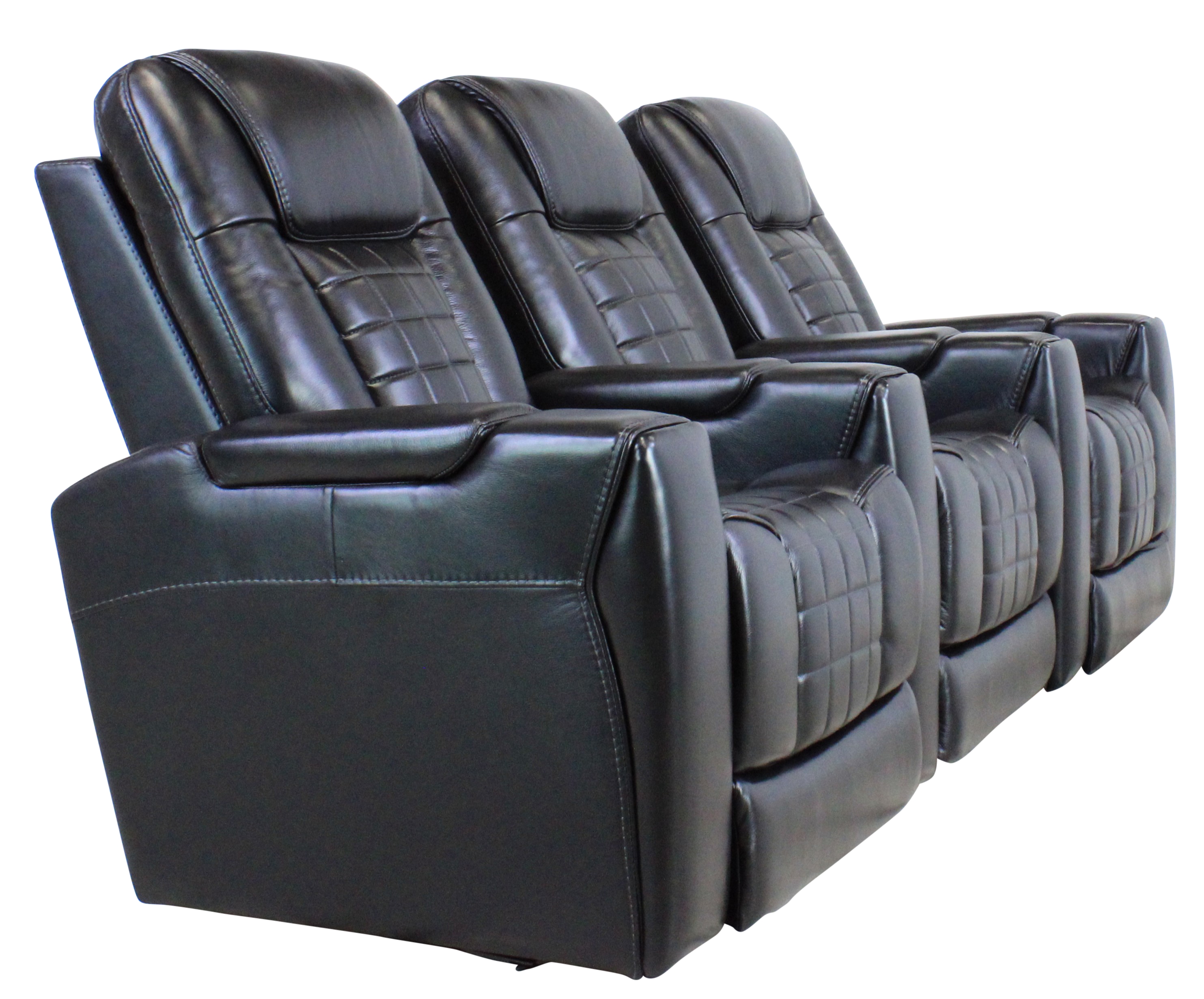 Black Three-Piece Home Theater