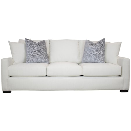 Stocked Cornerstone Sofa & 2 Accent Pillows