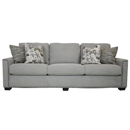 9000 Series Sofa with Nailheads