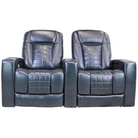 Blue Two-Piece Home Theater