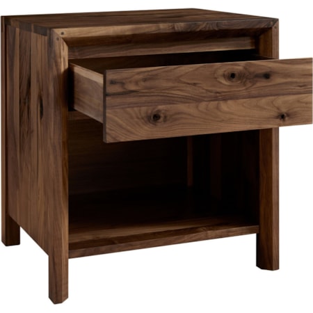 1-Drawer Open Nightstand