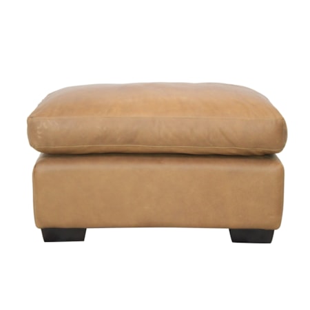 Leather Ottoman