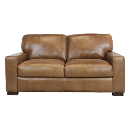 Leather Loveseat