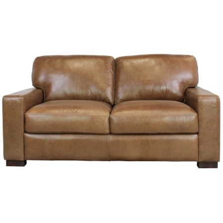 Leather Loveseat