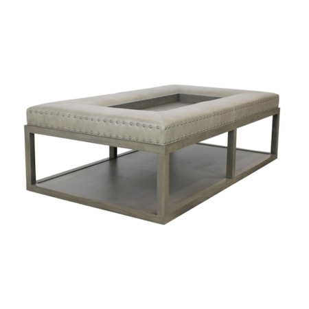 Ottoman with Tray Top