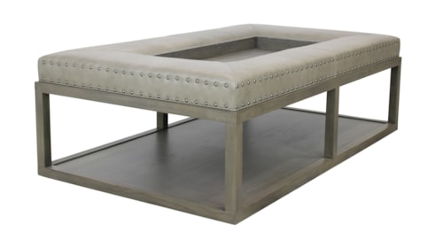 Wayland Ottoman with Tray Top
