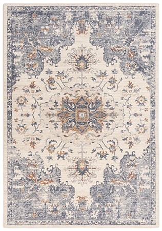 Ivory Blue 9 x 12 Rug