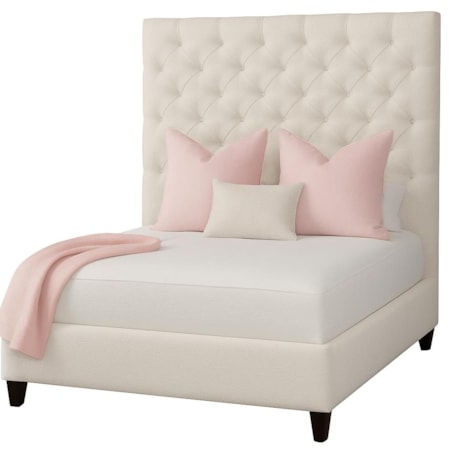 Upholstered Tufted King Bed