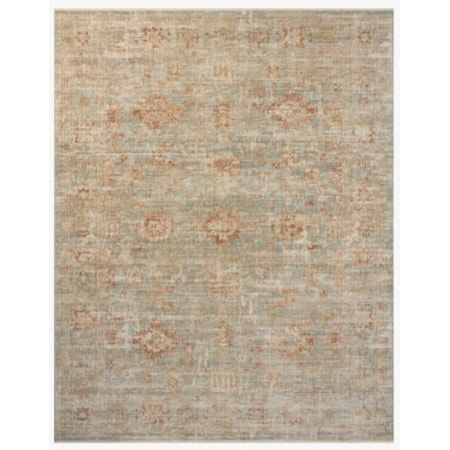 AQua Terracotta 4 x 6 Rug