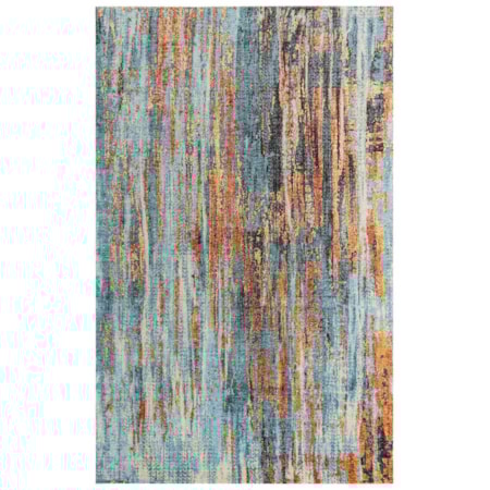 Blue Apricot 8 x 10 Rug