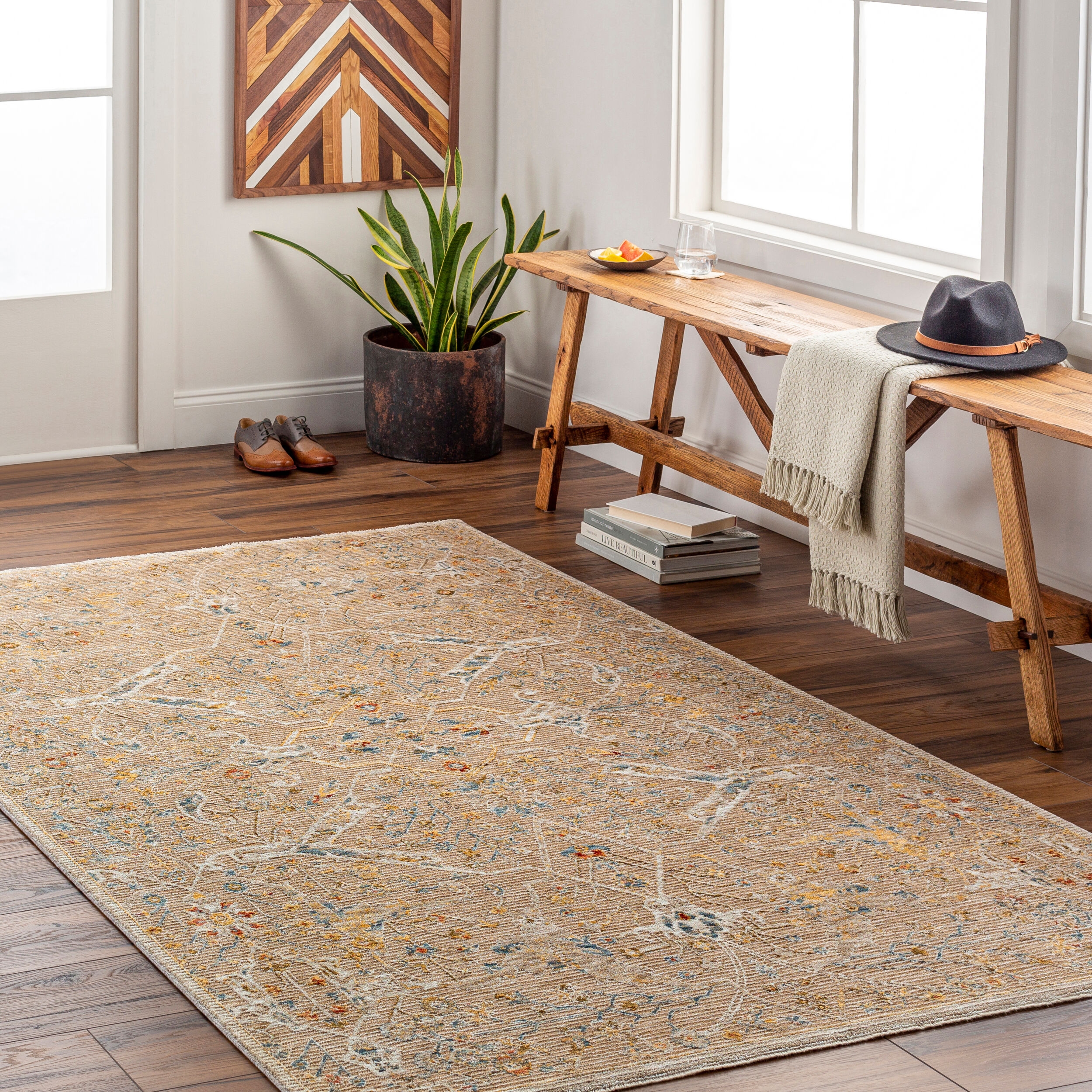 Brown 2'7"X10' RUG
