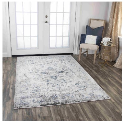 Cable Gray 7 x 9 Rug