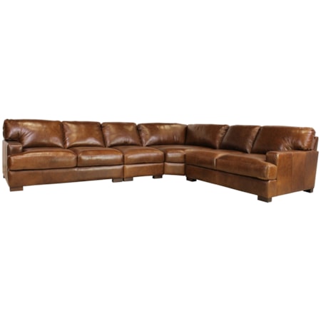 Italian Leather Sectional