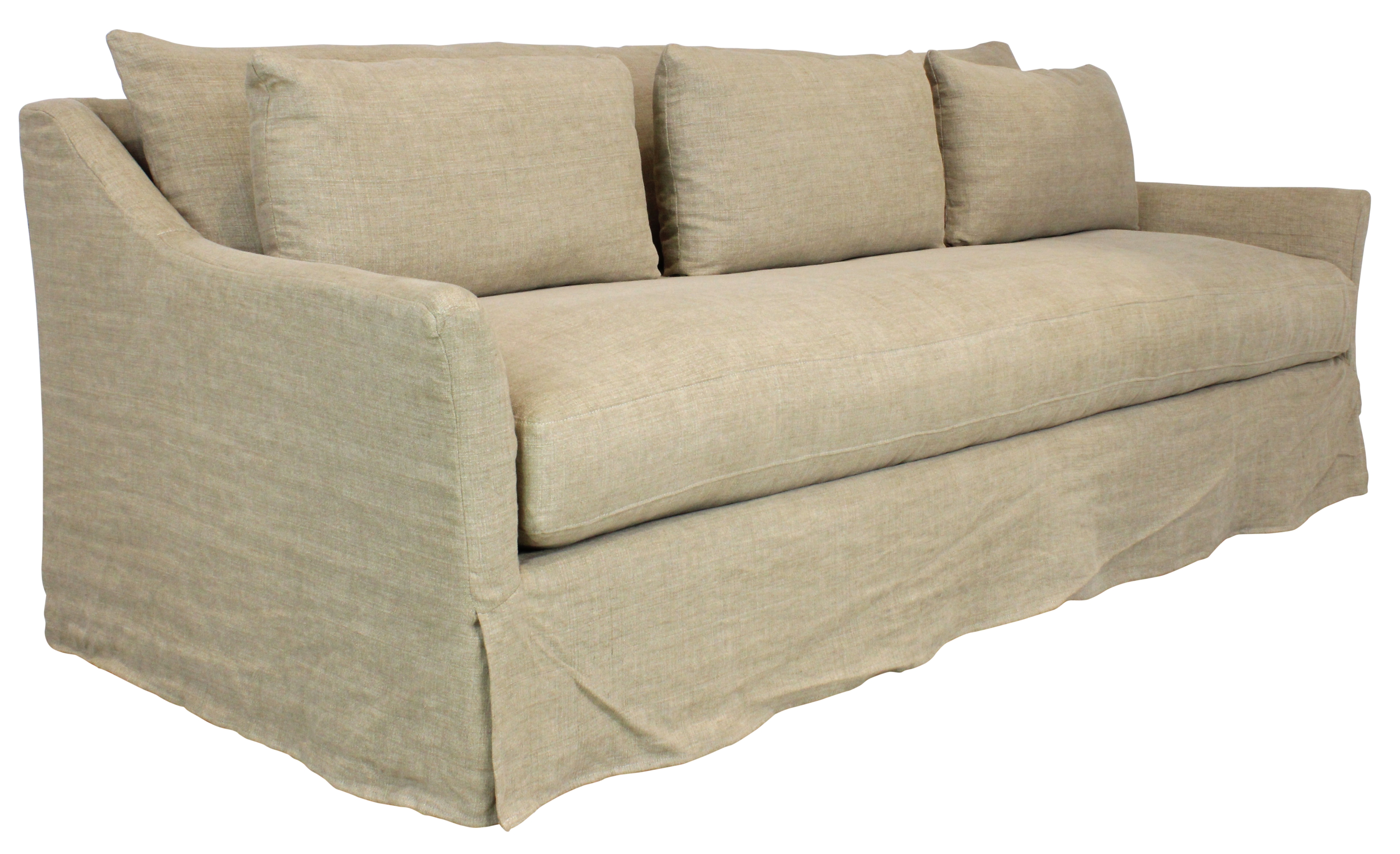 98" slip sofa