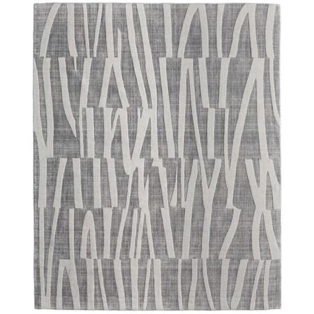 PECONIC Ivory/Black RUG 8X10