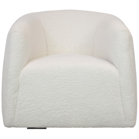 Swivel Barrel Chair