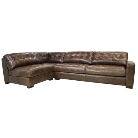 Two Piece Tufted Sectional