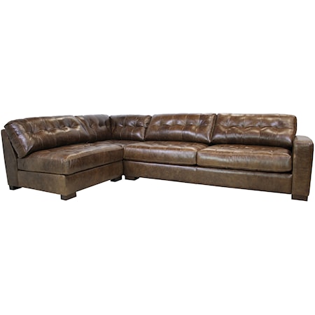 Two Piece Tufted Sectional