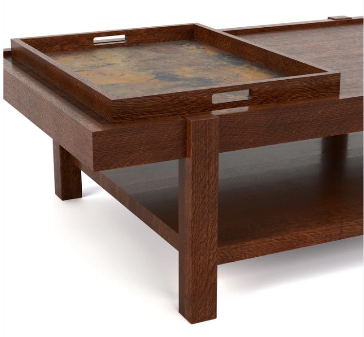 COCKTAIL TABLE WITH TRAY