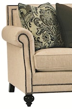 Nail Head Accents Provide Traditional Detail, Creating Elegant Style for High End Living Rooms