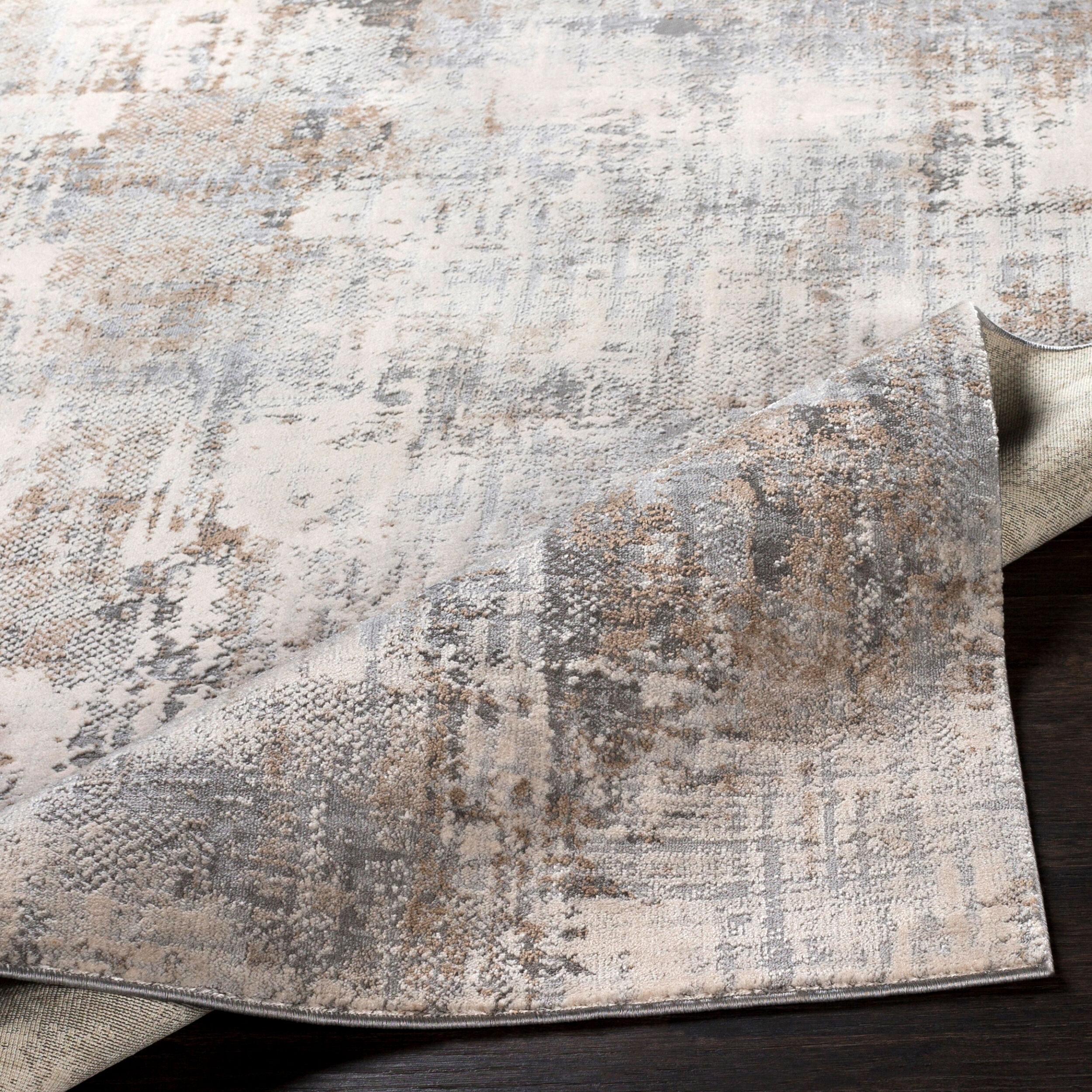 Light Gray, Taupe 7'10"X10'2" Rug