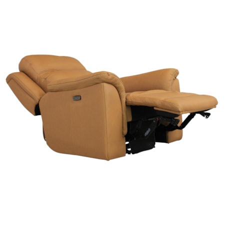 Power Leather Recliner