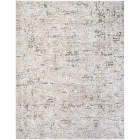 Cream,Gray,Brown 9x12'2" Rug