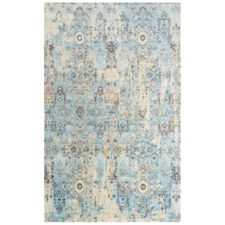Blue Beige 9 x 12 Rug