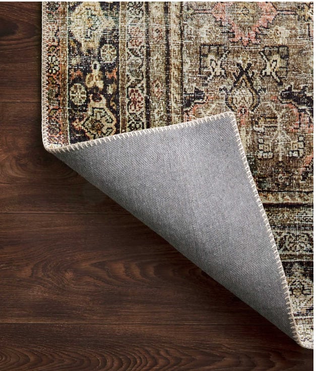 Olive Charcoal 2 x 3 Rug