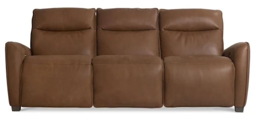 Power Reclining Leather Sofa