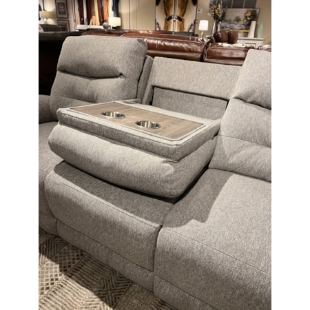 Reclining Sofa with Drop Table