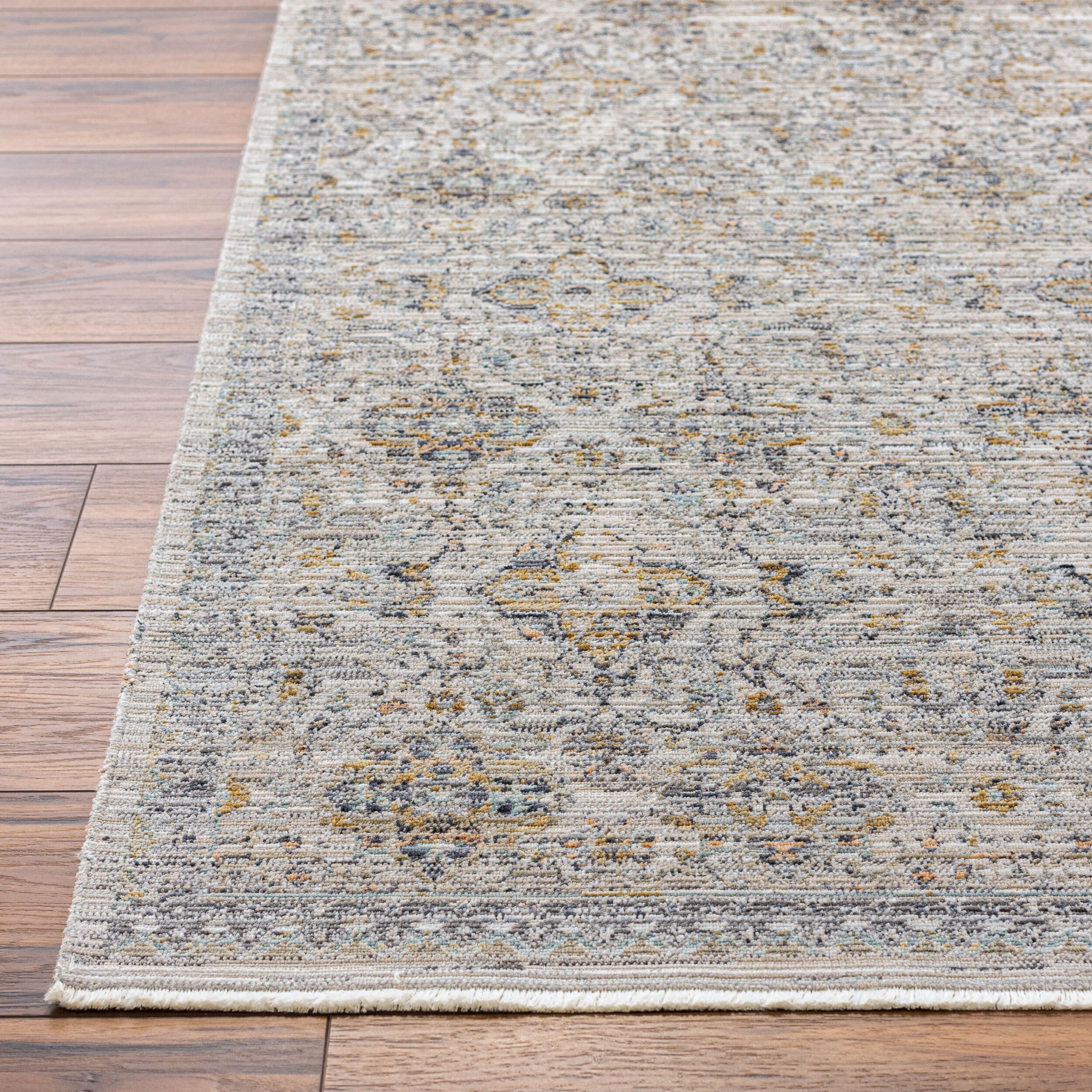 Taupe, Charcoal 7'10X10 Rug