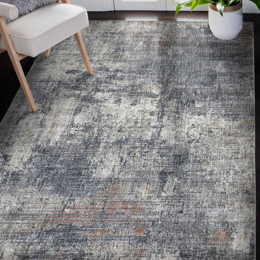 8'10"X11'10" GRAY RUG