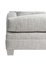 Bernhardt Plush Heavenly Fabric Ottoman