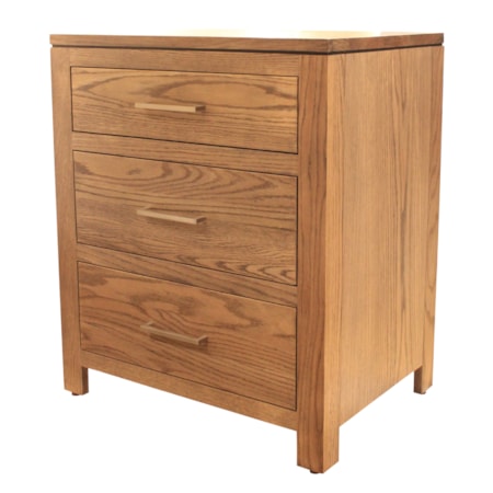 Three Drawer Nightstand