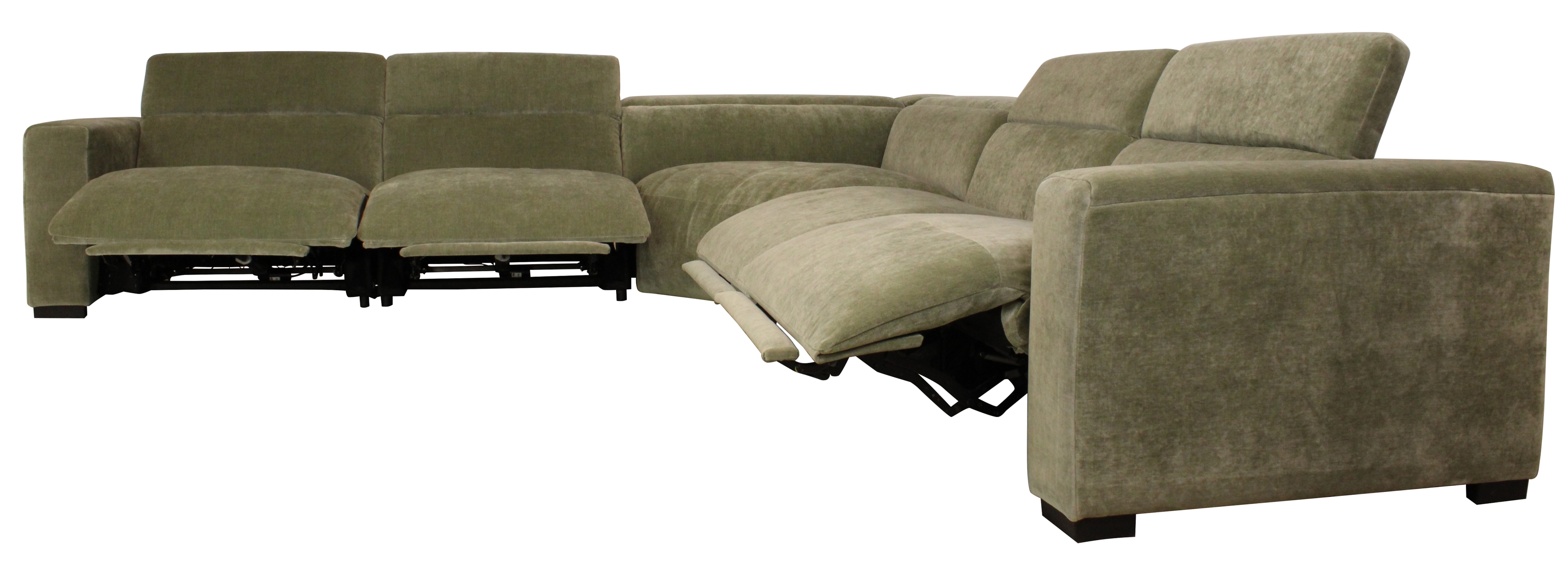 five piece power sectional