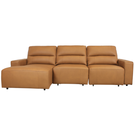 Three-Piece Power Sectional with LAF Chaise