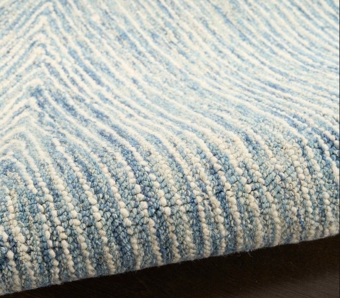 Ivory Blue 8'6"X11'6"RUG