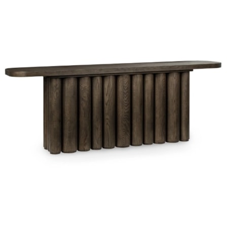 Tiber Solid Wood Rectangle Console Table