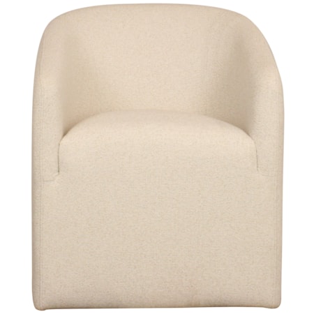 DINING CHAIR WITH CASTERS