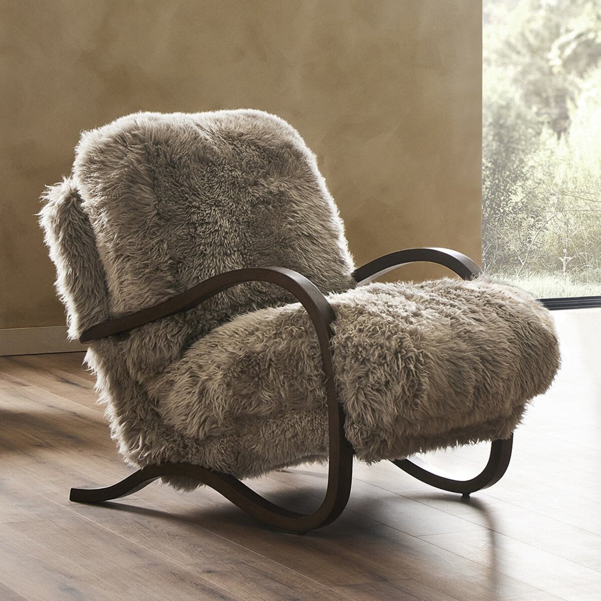 Chair Mongolian Fur