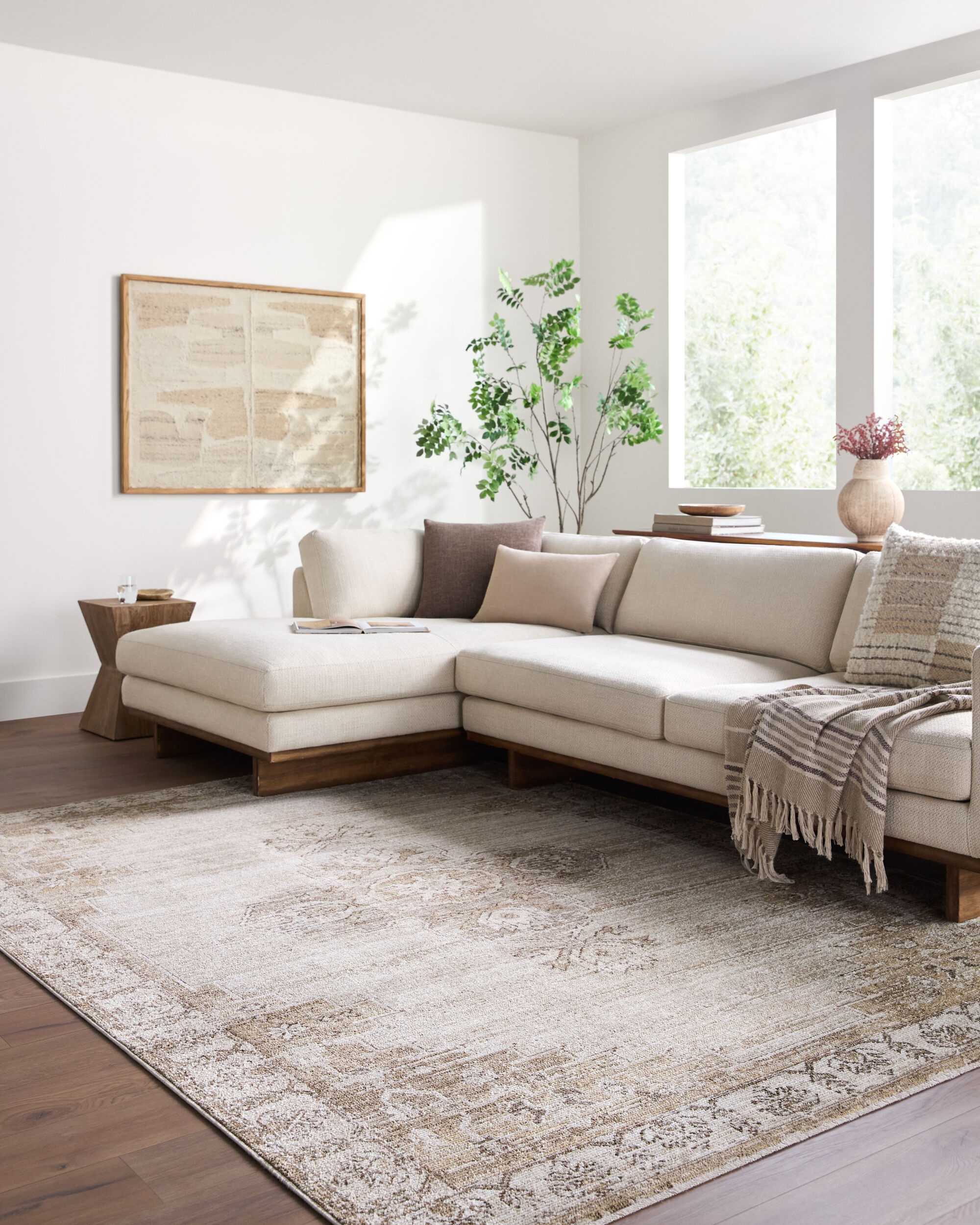 Gray, Off-White, Brown 8'10X12'2