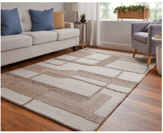 Pollock Ivory Beige 9 x 12