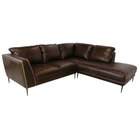 Italian Leather Sectional