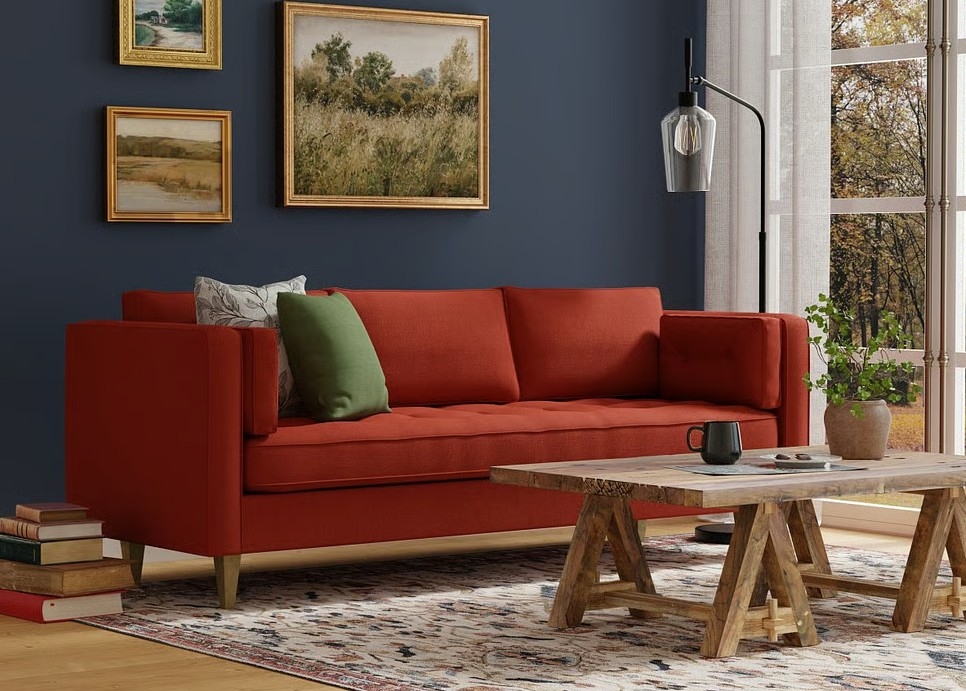 PEARSON Ivory/Red 9X12 RUG