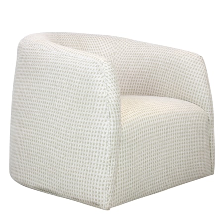 Swivel Barrel Chair